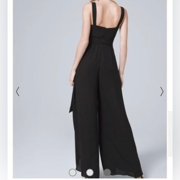 NWOT White House Black Market Slit-Detail Wide-Leg Jumpsuit - Picture 3 of 4